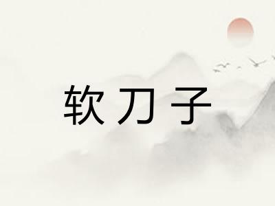 软刀子