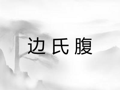 边氏腹