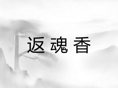 返魂香