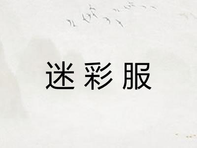 迷彩服