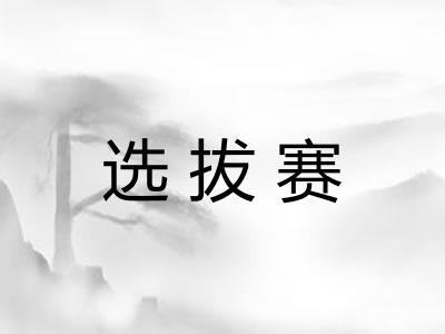 选拔赛