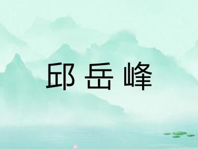 邱岳峰
