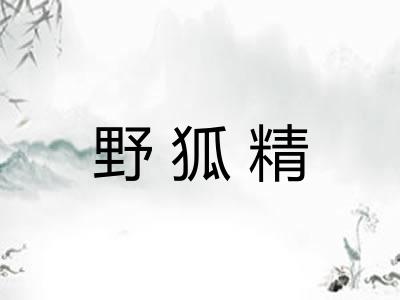 野狐精