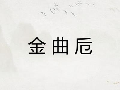 金曲卮