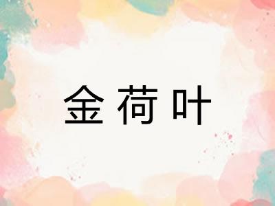 金荷叶