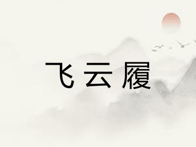 飞云履
