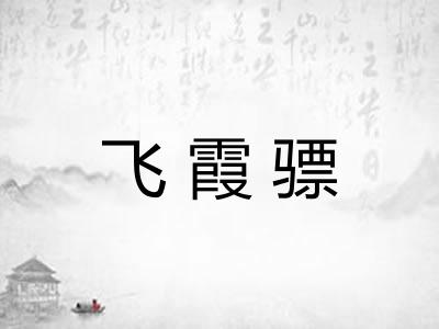 飞霞骠