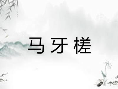 马牙槎