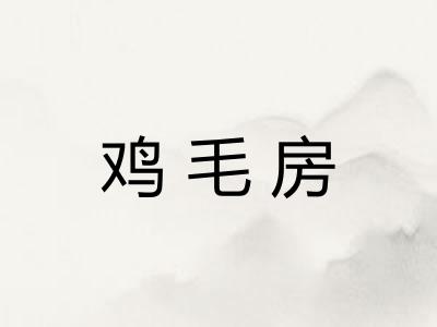 鸡毛房