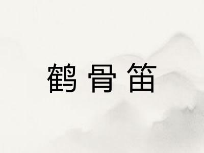鹤骨笛