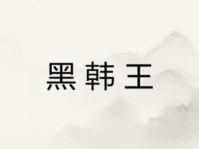 黑韩王